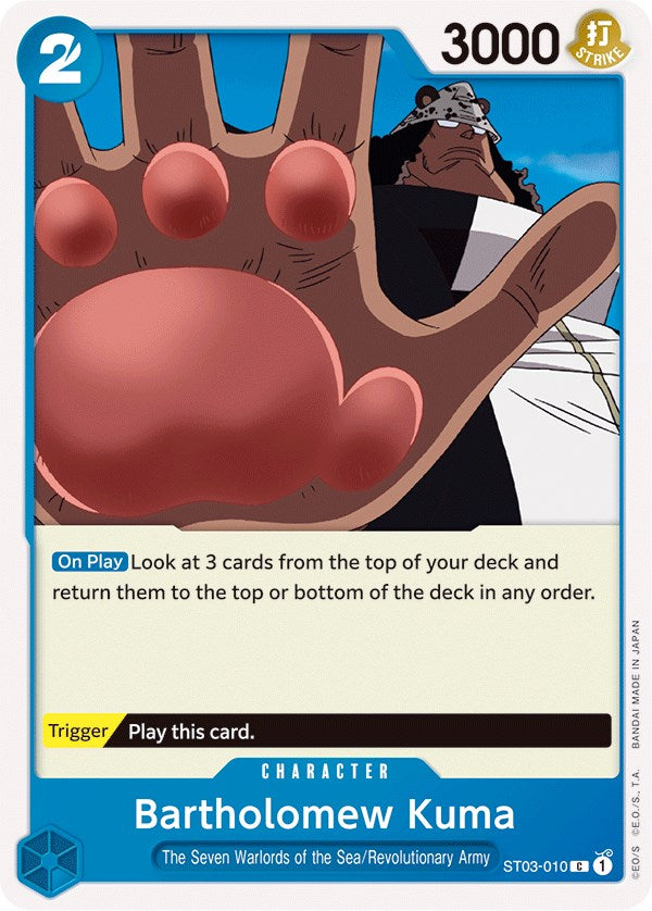 Bartholomew Kuma [Starter Deck: The Seven Warlords of The Sea] | Black Swamp Games