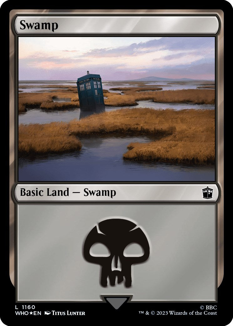 Swamp (1160) (Surge Foil) [Doctor Who] | Black Swamp Games
