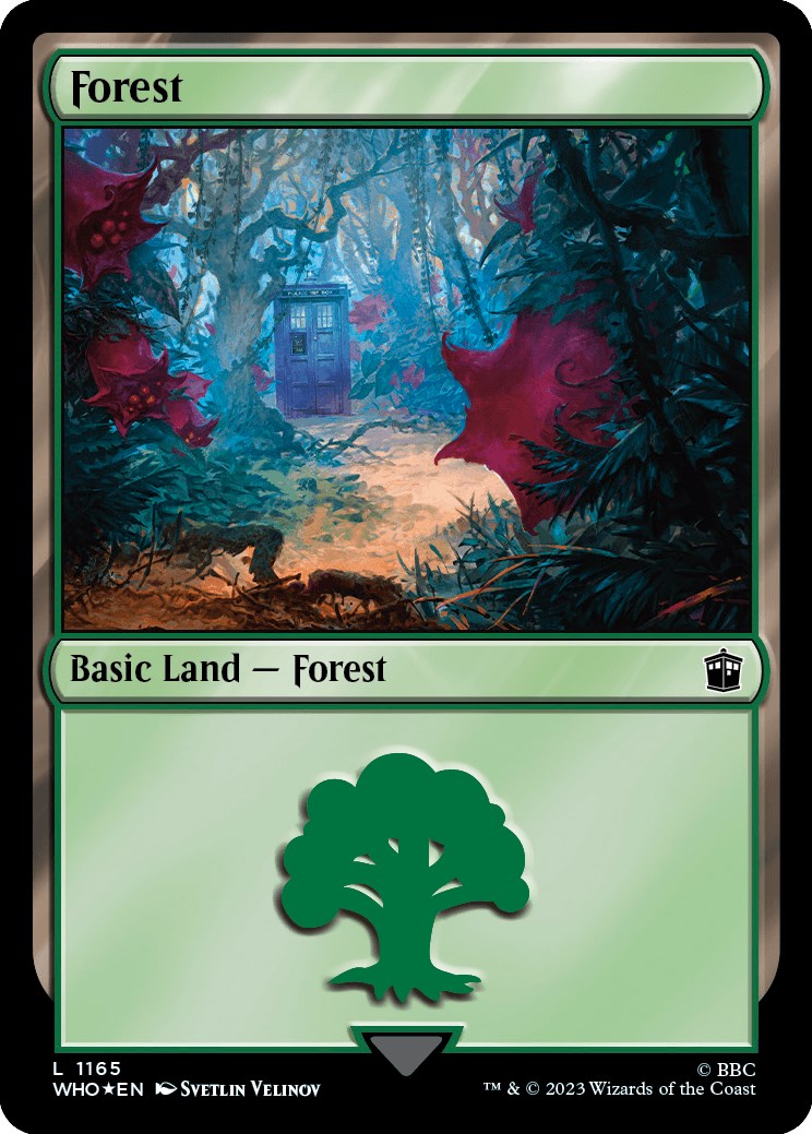 Forest (1165) (Surge Foil) [Doctor Who] | Black Swamp Games