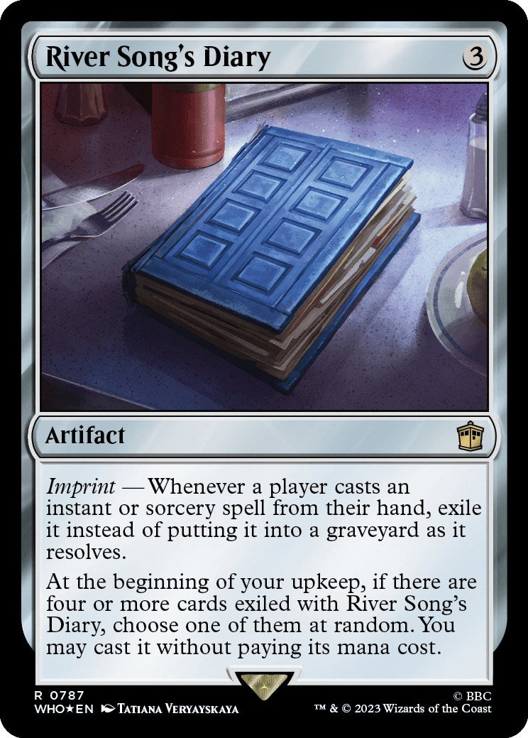 River Song's Diary (Surge Foil) [Doctor Who] | Black Swamp Games