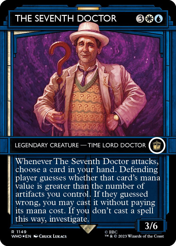 The Seventh Doctor (Showcase) (Surge Foil) [Doctor Who] | Black Swamp Games