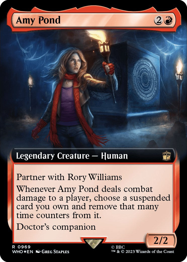 Amy Pond (Extended Art) (Surge Foil) [Doctor Who] | Black Swamp Games