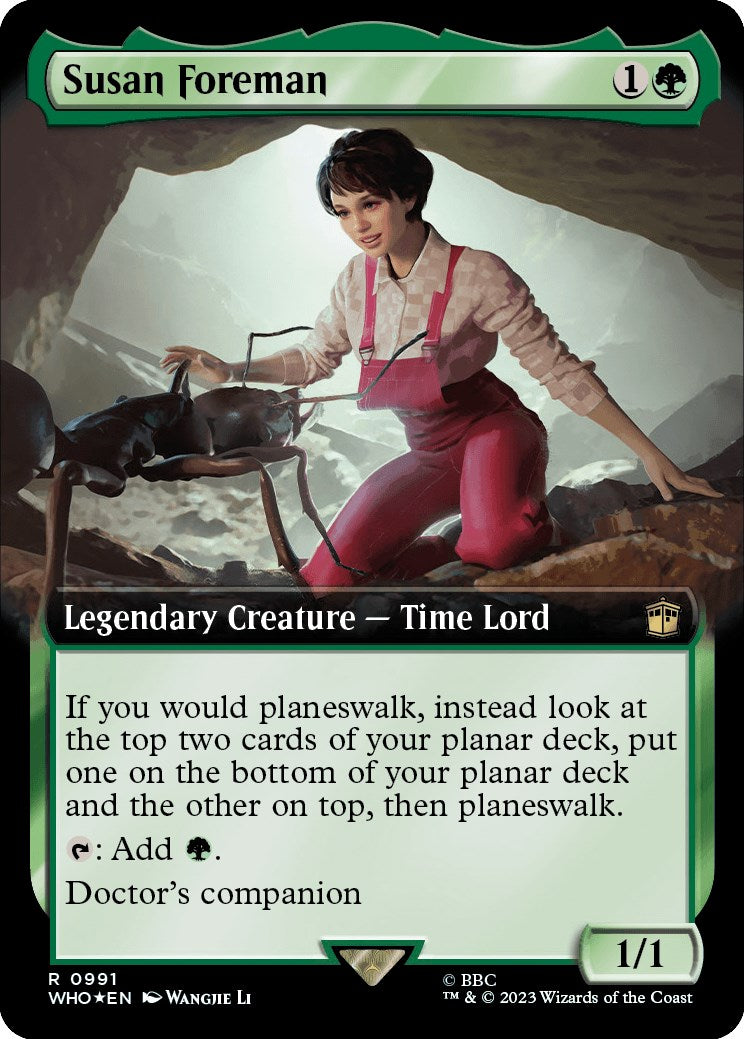 Susan Foreman (Extended Art) (Surge Foil) [Doctor Who] | Black Swamp Games