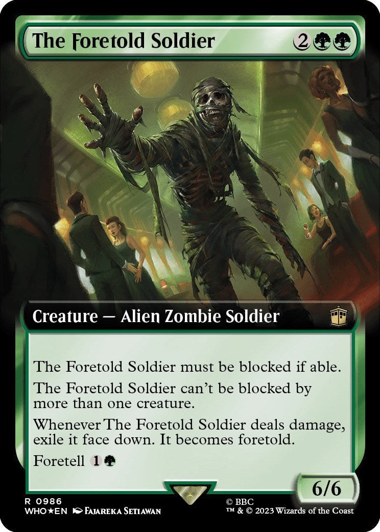 The Foretold Soldier (Extended Art) (Surge Foil) [Doctor Who] | Black Swamp Games