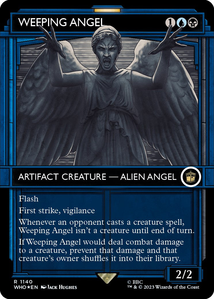 Weeping Angel (Showcase) (Surge Foil) [Doctor Who] | Black Swamp Games