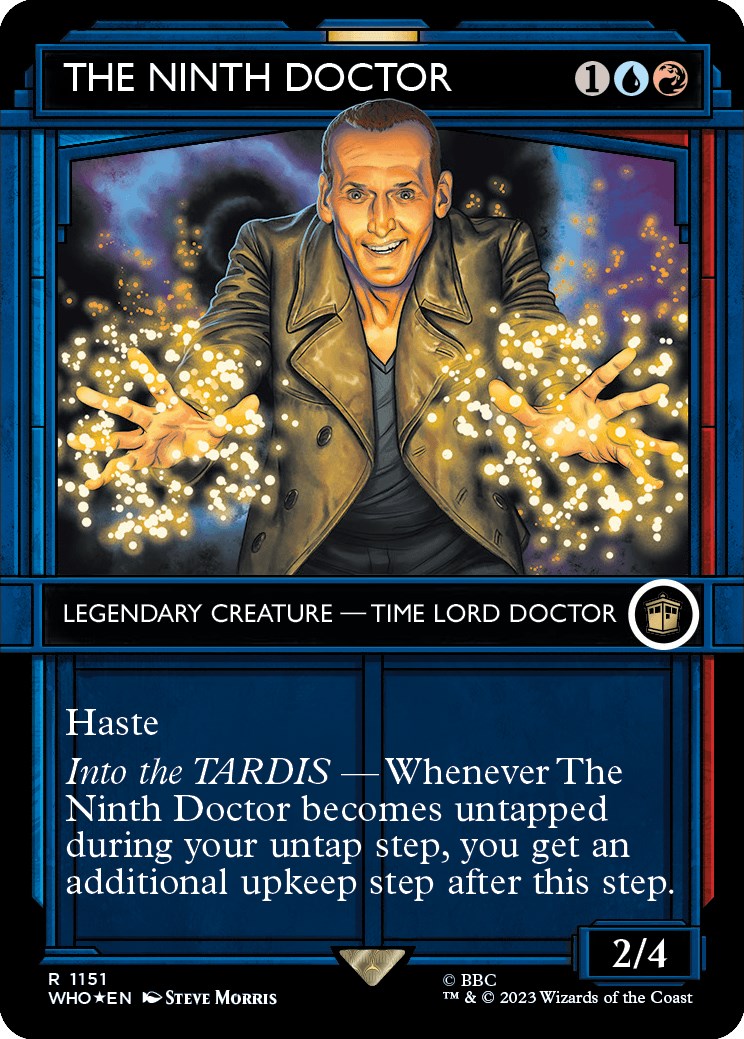 The Ninth Doctor (Showcase) (Surge Foil) [Doctor Who] | Black Swamp Games