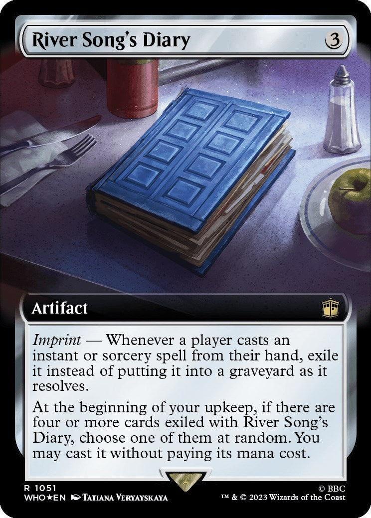 River Song's Diary (Extended Art) (Surge Foil) [Doctor Who] | Black Swamp Games