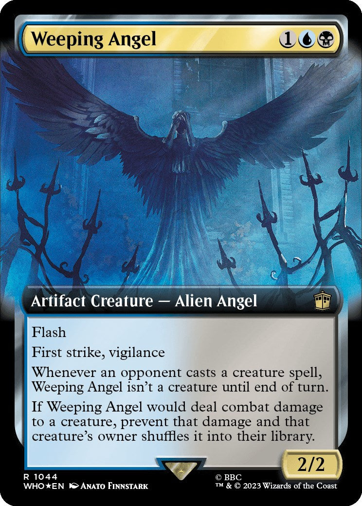 Weeping Angel (Extended Art) (Surge Foil) [Doctor Who] | Black Swamp Games