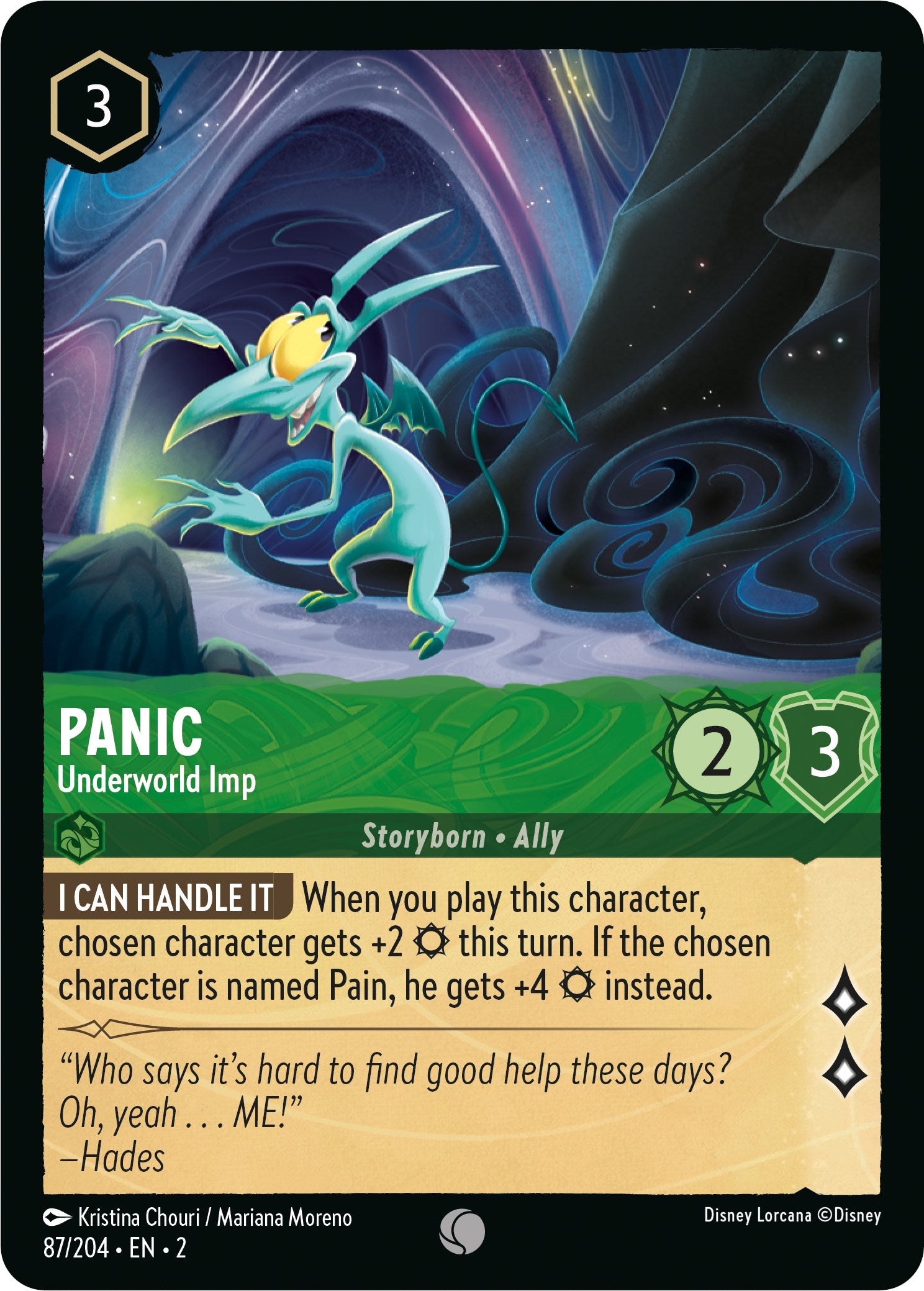 Panic - Underworld Imp (87/204) [Rise of the Floodborn] | Black Swamp Games