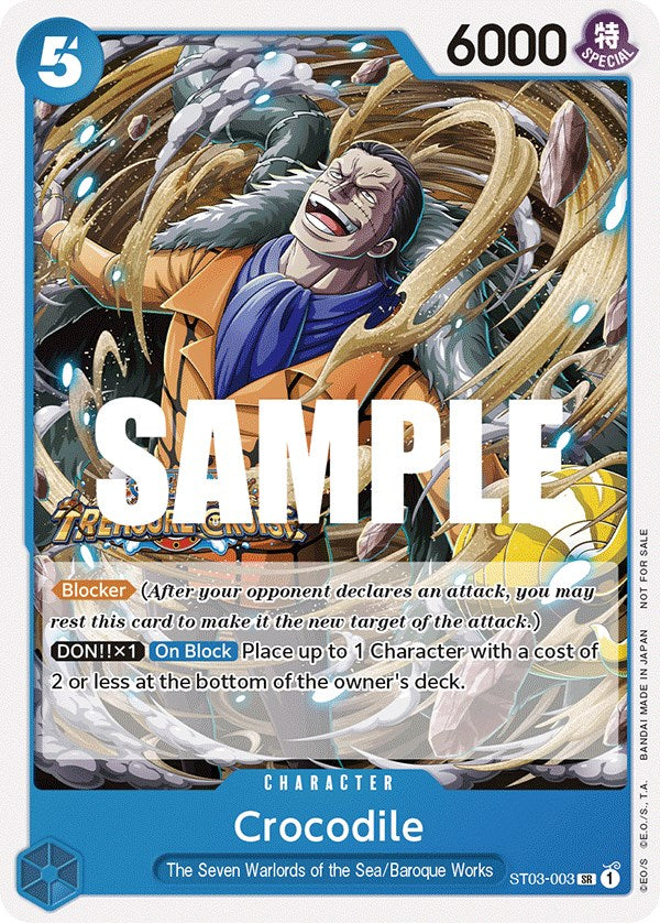 Crocodile (Tournament Pack Vol. 5) [One Piece Promotion Cards] | Black Swamp Games