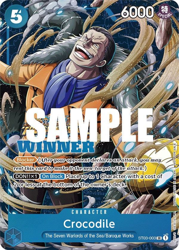 Crocodile (Winner Pack Vol. 5) [One Piece Promotion Cards] | Black Swamp Games