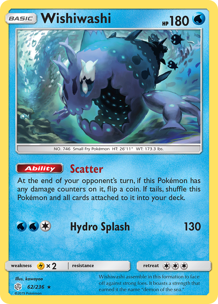 Wishiwashi (62/236) [Sun & Moon: Cosmic Eclipse] | Black Swamp Games