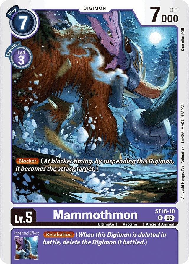 Mammothmon [ST16-10] [Starter Deck: Wolf of Friendship] | Black Swamp Games