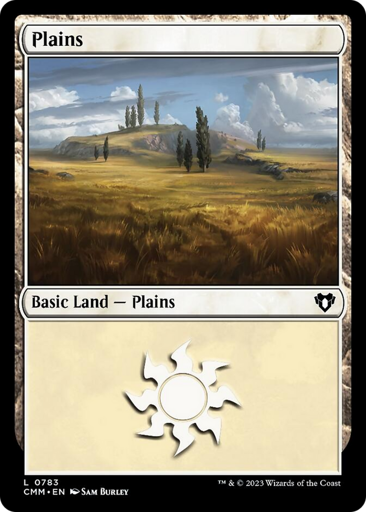 Plains (783) [Commander Masters] | Black Swamp Games