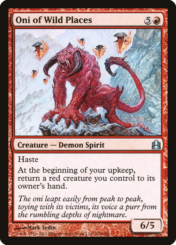 Oni of Wild Places [Commander 2011] | Black Swamp Games