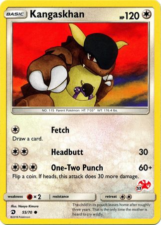 Kangaskhan (55/70) (Charizard Stamp #53) [Battle Academy 2020] | Black Swamp Games