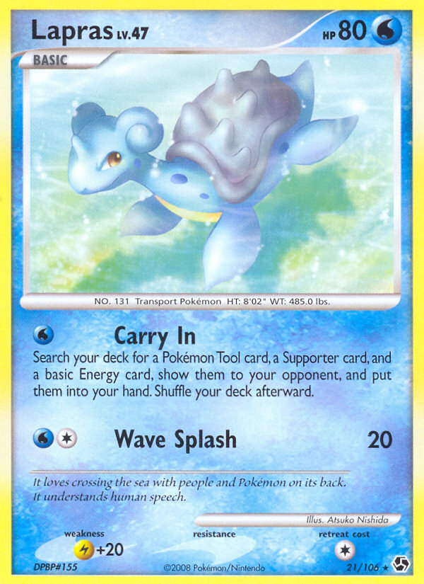 Lapras (21/106) [Diamond & Pearl: Great Encounters] | Black Swamp Games