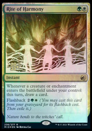 Rite of Harmony [Innistrad: Midnight Hunt Prerelease Promos] | Black Swamp Games