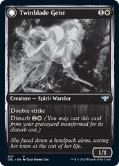 Twinblade Geist // Twinblade Invocation [Innistrad: Double Feature] | Black Swamp Games