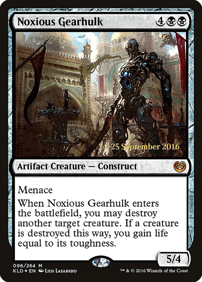 Noxious Gearhulk [Kaladesh Prerelease Promos] | Black Swamp Games