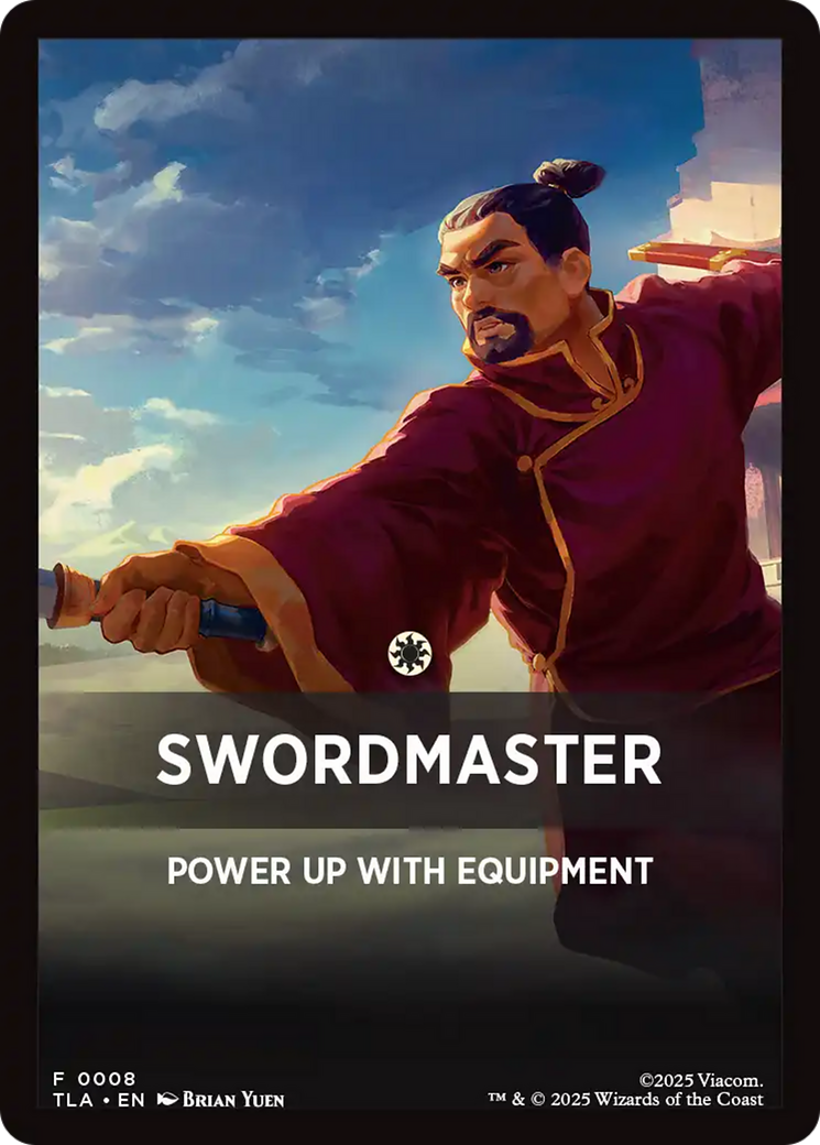 Swordmaster Theme Card [Avatar: The Last Airbender Tokens] | Black Swamp Games
