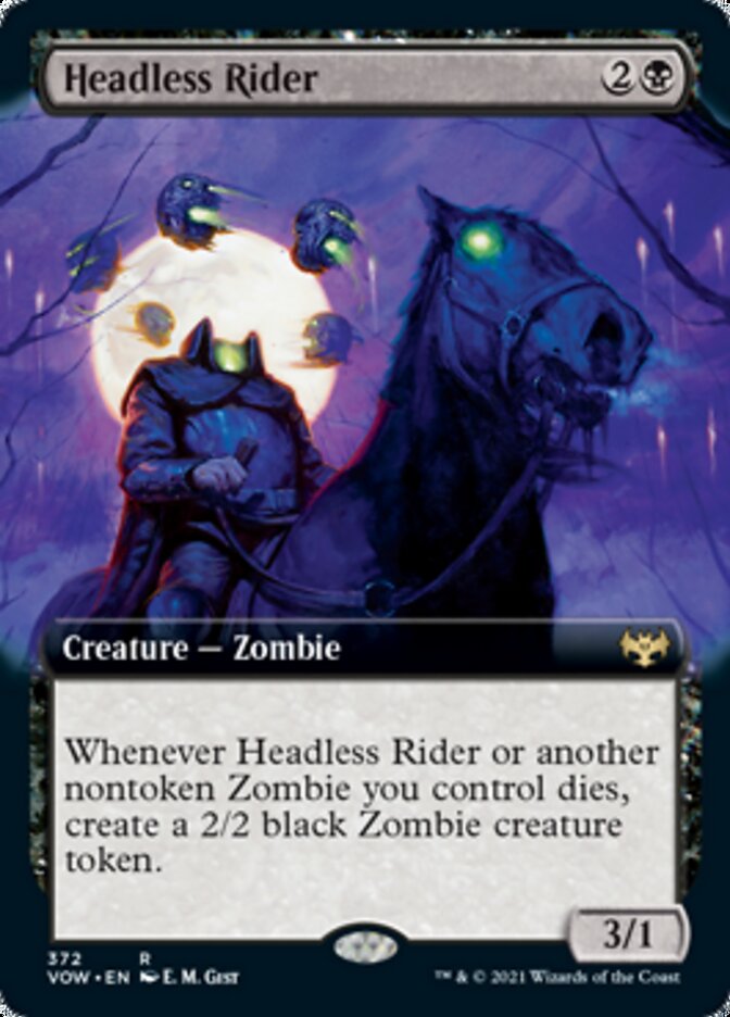 Headless Rider (Extended Art) [Innistrad: Crimson Vow] | Black Swamp Games