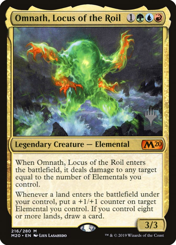 Omnath, Locus of the Roil (Promo Pack) [Core Set 2020 Promos] | Black Swamp Games