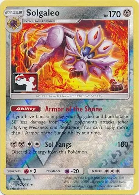 Solgaleo (142/236) [League & Championship Cards] | Black Swamp Games