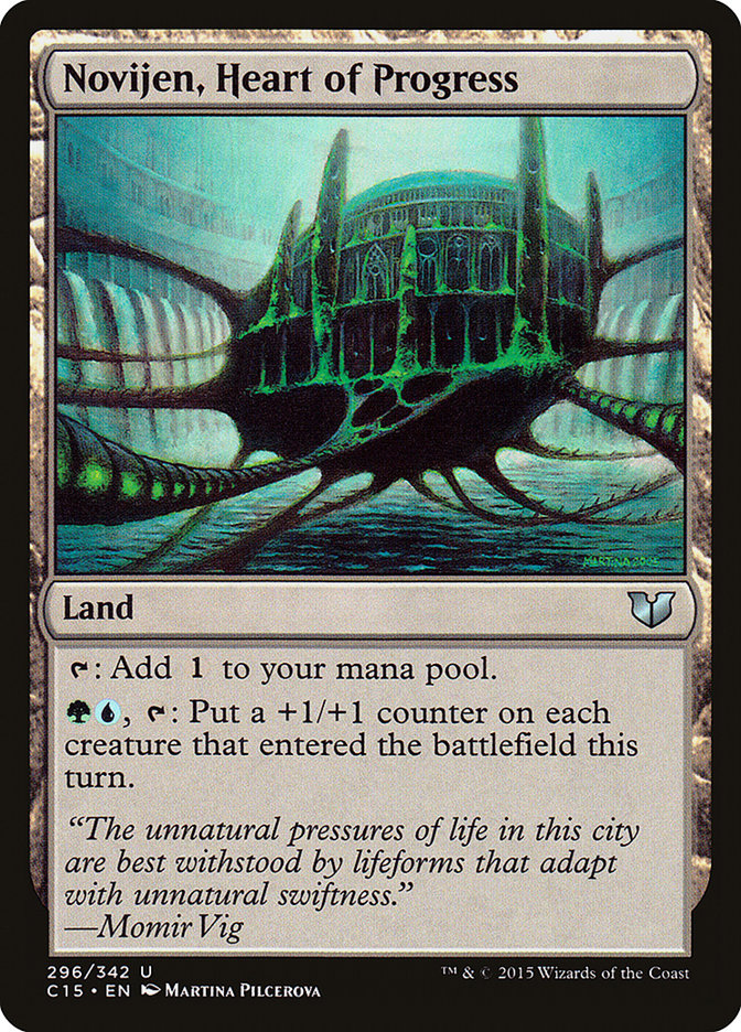 Novijen, Heart of Progress [Commander 2015] | Black Swamp Games