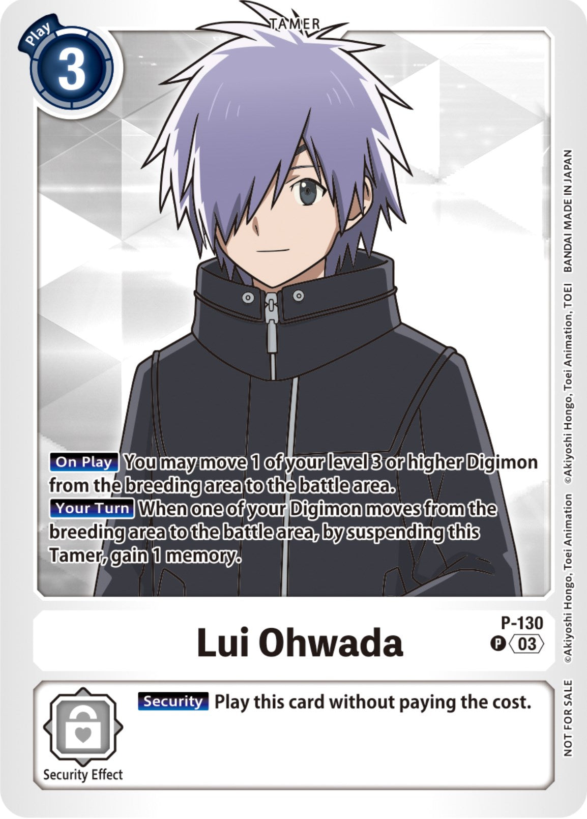 Lui Ohwada [P-130] (NYCC 2023 Demo Deck) [Promotional Cards] | Black Swamp Games