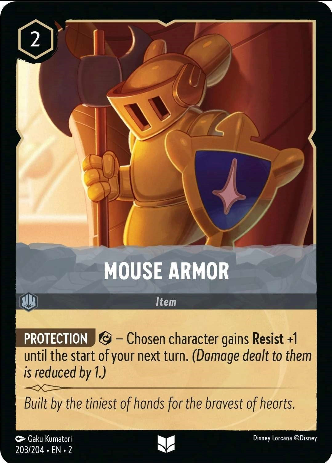 Mouse Armor (203/204) [Rise of the Floodborn] | Black Swamp Games
