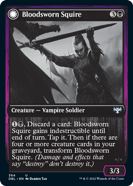 Bloodsworn Squire // Bloodsworn Knight [Innistrad: Double Feature] | Black Swamp Games