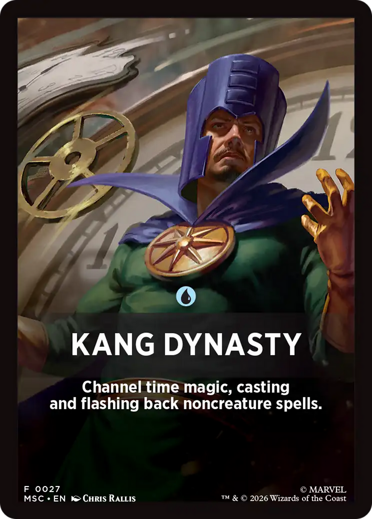 Kang Dynasty Theme Card [Marvel Super Heroes Commander] | Black Swamp Games