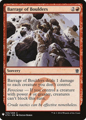 Barrage of Boulders [Mystery Booster] | Black Swamp Games