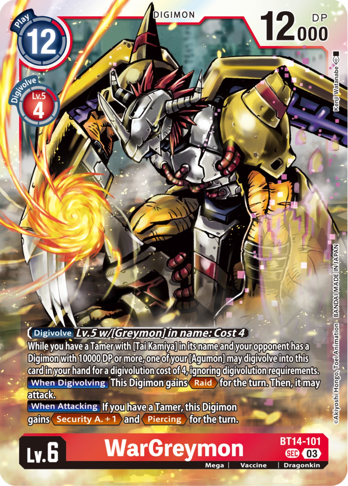 WarGreymon [BT14-101] [Blast Ace] | Black Swamp Games