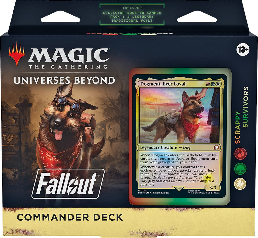 Fallout: Out of the Vault - Scrappy Survivors Commander Deck | Black Swamp Games