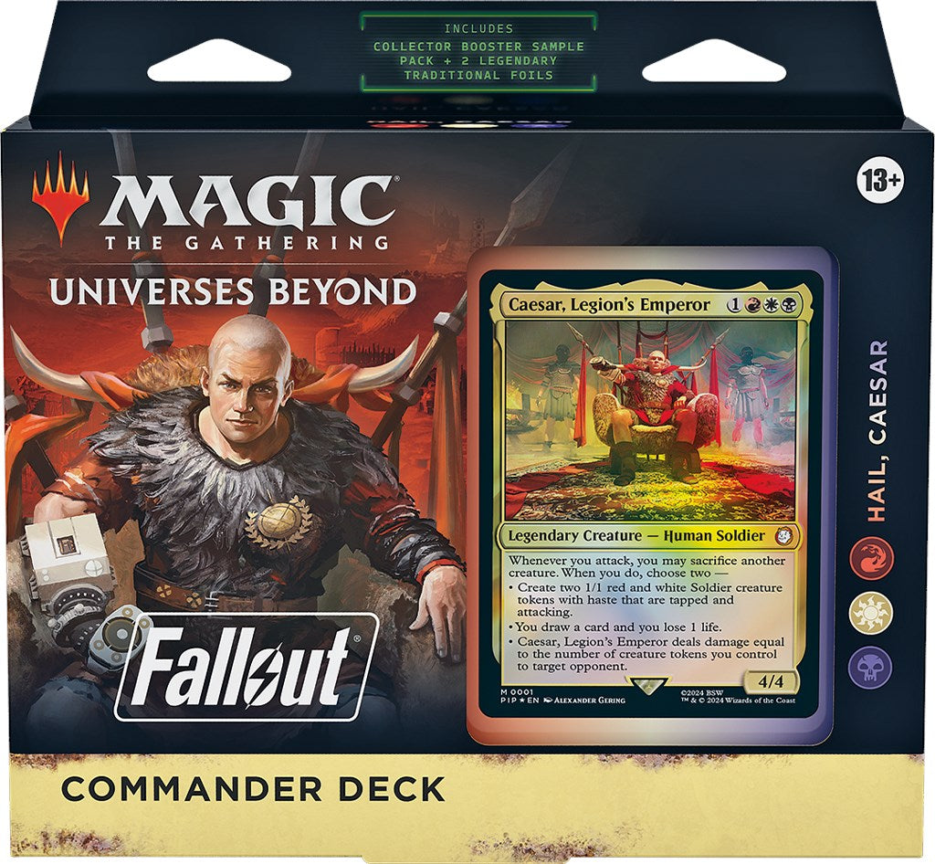 Fallout: Out of the Vault - Hail, Caesar Commander Deck | Black Swamp Games