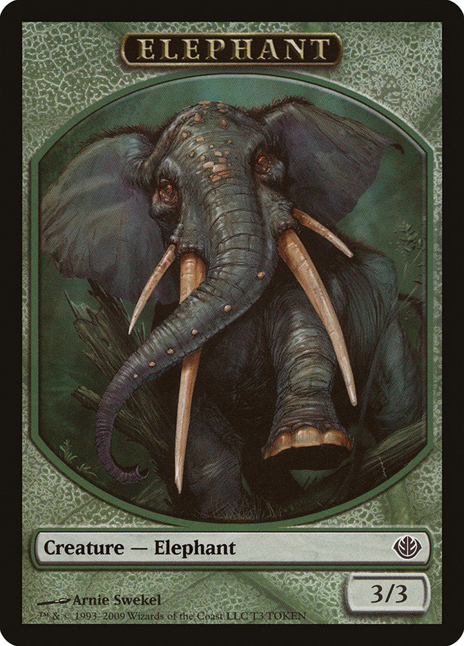 Elephant Token [Duel Decks: Garruk vs. Liliana Tokens] | Black Swamp Games