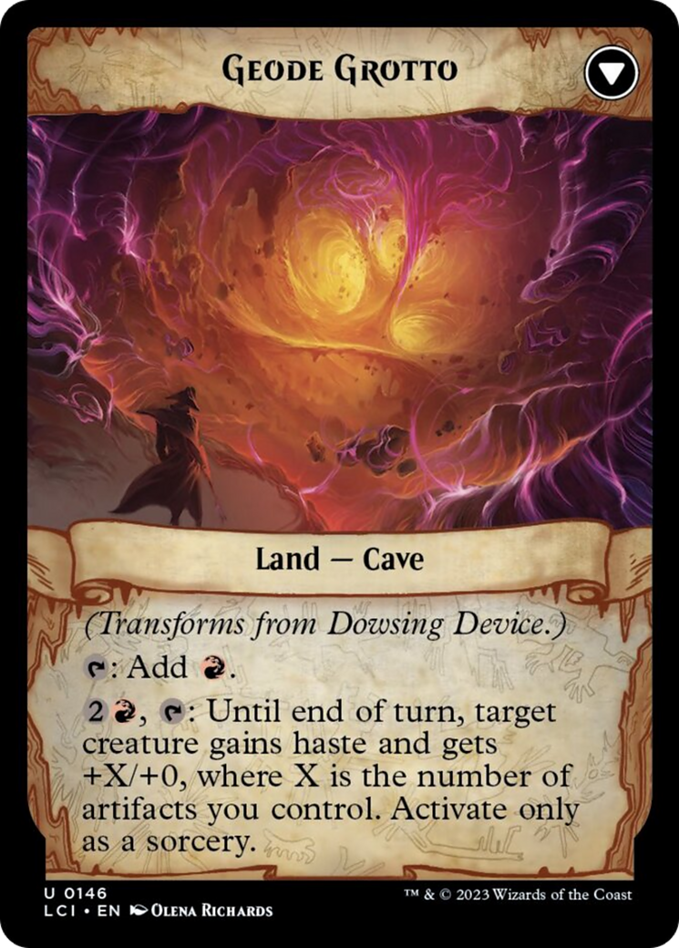 Dowsing Device // Geode Grotto [The Lost Caverns of Ixalan] | Black Swamp Games