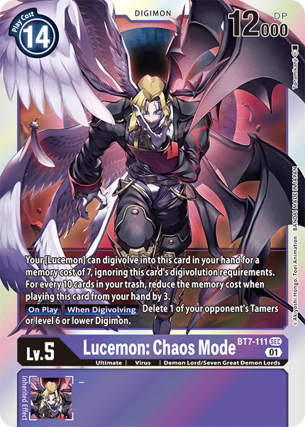 Lucemon: Chaos Mode [BT7-111] [Next Adventure] | Black Swamp Games