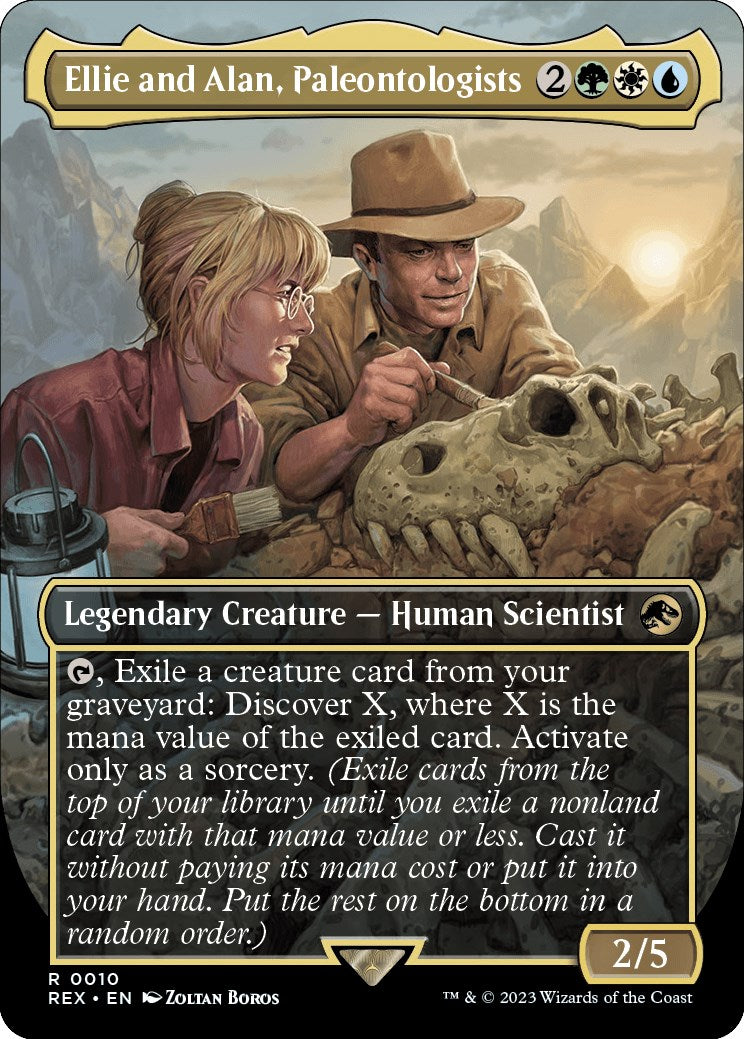 Ellie and Alan, Paleontologists (Borderless) [Jurassic World Collection] | Black Swamp Games