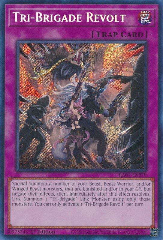 Tri-Brigade Revolt [RA01-EN079] Secret Rare | Black Swamp Games