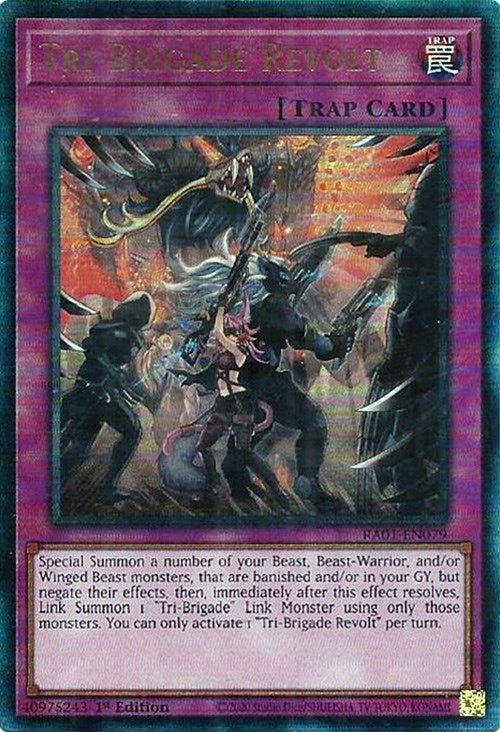 Tri-Brigade Revolt [RA01-EN079] Prismatic Ultimate Rare | Black Swamp Games