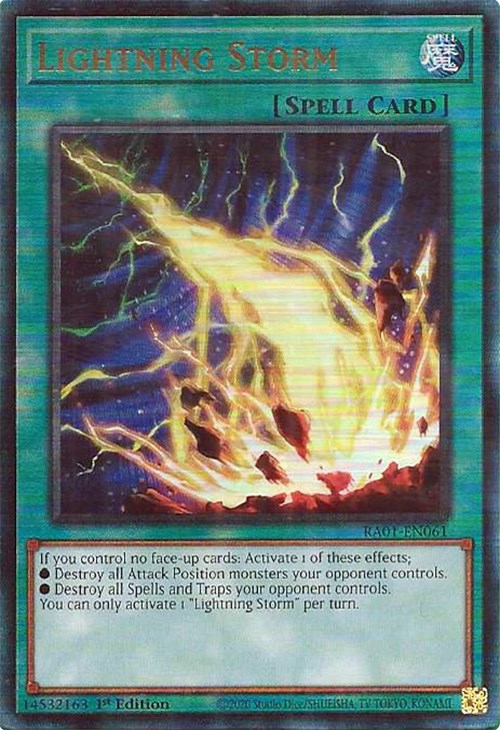 Lightning Storm [RA01-EN061] Prismatic Ultimate Rare | Black Swamp Games