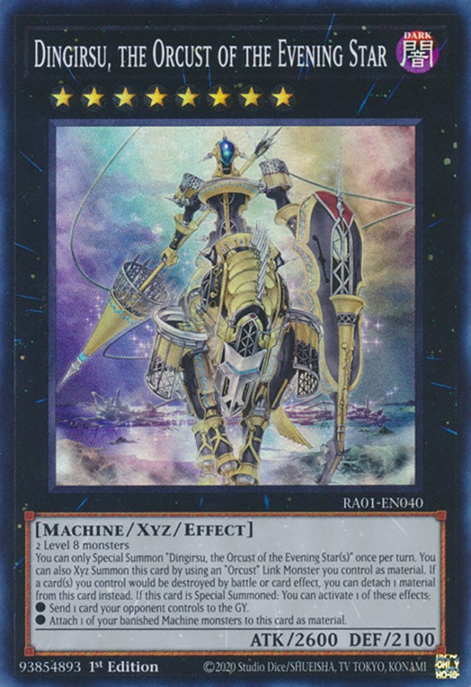 Dingirsu, the Orcust of the Evening Star [RA01-EN040] Super Rare | Black Swamp Games