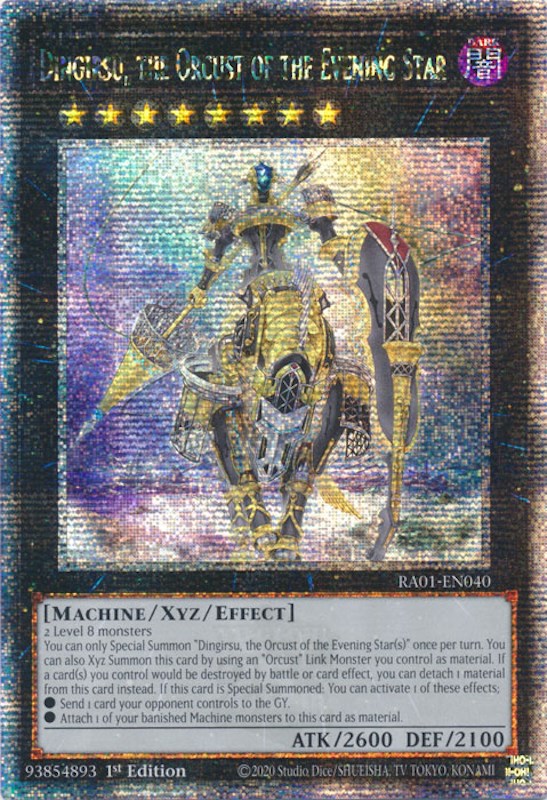 Dingirsu, the Orcust of the Evening Star [RA01-EN040] Quarter Century Secret Rare | Black Swamp Games