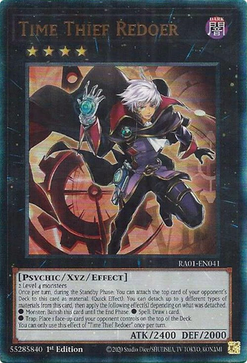 Time Thief Redoer [RA01-EN041] Prismatic Ultimate Rare | Black Swamp Games