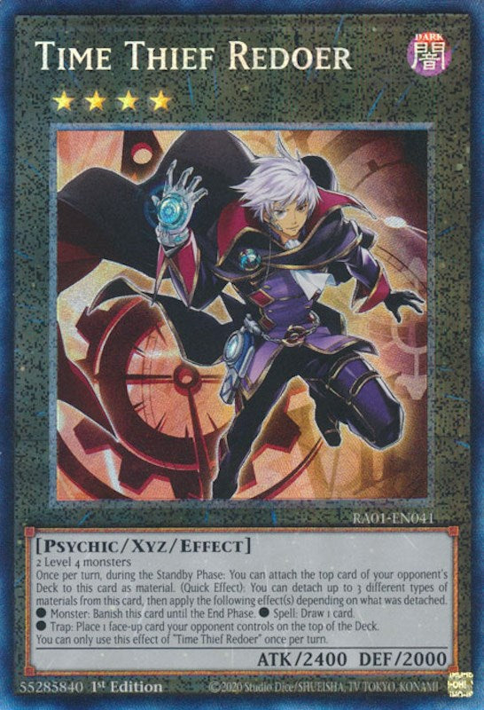 Time Thief Redoer [RA01-EN041] Prismatic Collector's Rare | Black Swamp Games