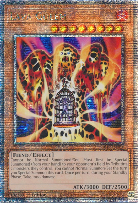 Lava Golem [RA01-EN001] Quarter Century Secret Rare | Black Swamp Games