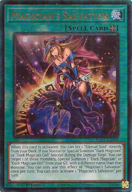 Magician's Salvation [RA01-EN068] Prismatic Ultimate Rare | Black Swamp Games